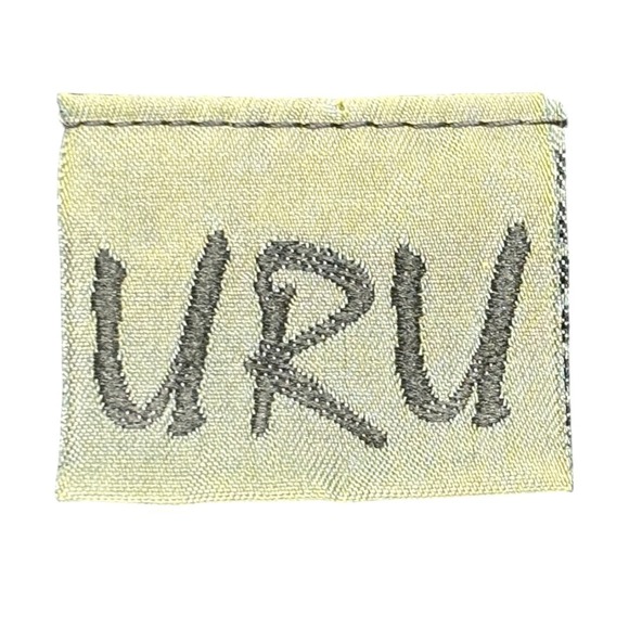 URU Black Floral Silk Long Sleeve Blouse Chiffon Trim Made in USA Lagenlook OSFM - Picture 6 of 7